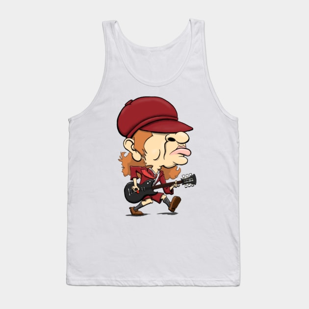 Angus Young ACDC Tank Top by Crate time